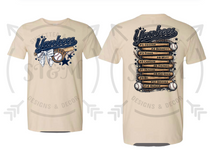 Load image into Gallery viewer, Uvalde Little League Yankees Distressed Bow