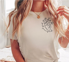 Load image into Gallery viewer, Get Pumped- Floral Heart Cardiac Nurse Shirt