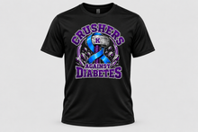 Load image into Gallery viewer, Crushers Against Diabetes Type 1 Diabetes Awareness Tee
