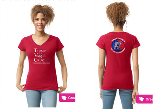 Uvalde County Republican Women Trump Train Support Shirt