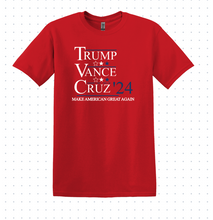 Load image into Gallery viewer, Uvalde County Republican Women Trump Train Support Shirt Crew Neck
